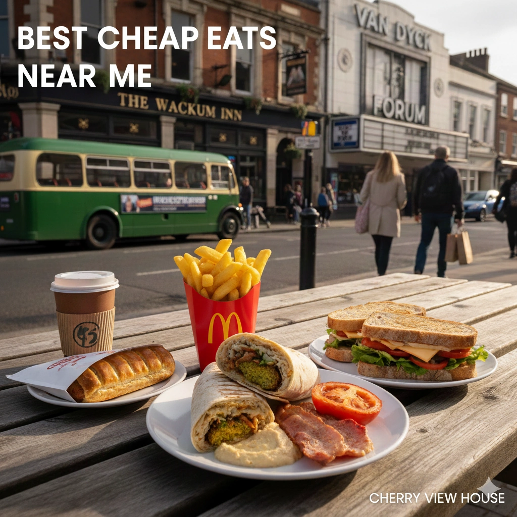 Save Money! Check the cheapest places to eat near Cherry View House