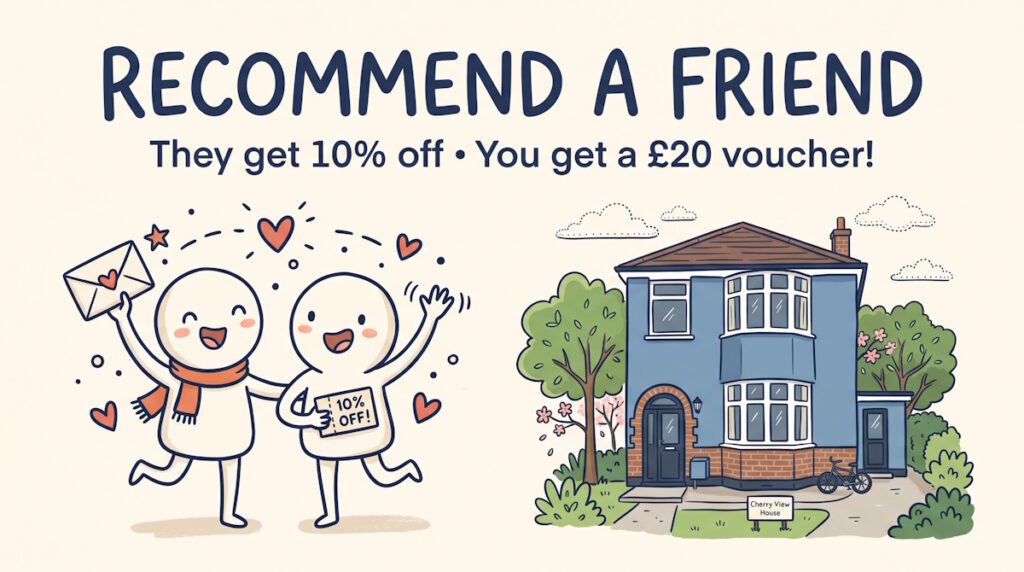 recommend a friend bristol self catering